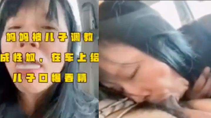 儿子调教妈妈在车上给儿子口交.